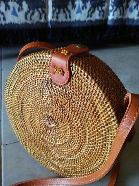 Tas Ata Tas Rotan Tas Full Ate 20 cm Murah handmade Lombok