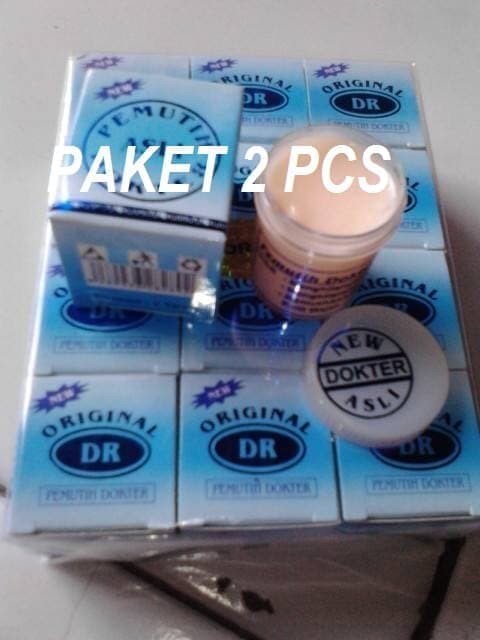 OBAT KRIM JERAWAT PEMUTIH KULIT WAJAH CREAM DR BIRU PUTIH NEW ORIGINAL