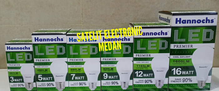 Lampu LED Hannochs Premier 16 W / 16 Watt - Bergaransi (Hemat Listrik) - Putih