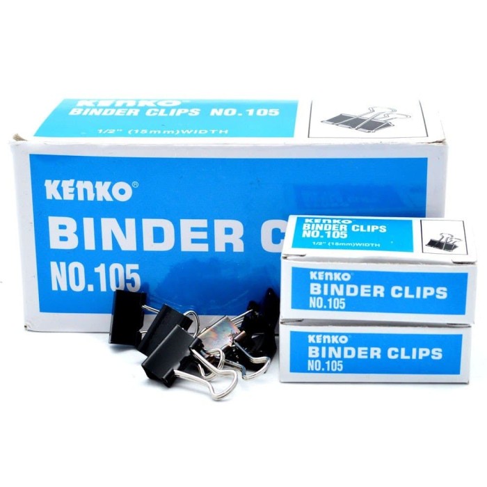 Jual GROSIR!!! Binder Clip 105 Kenko/Joyko Jakarta Barat Paper Shop