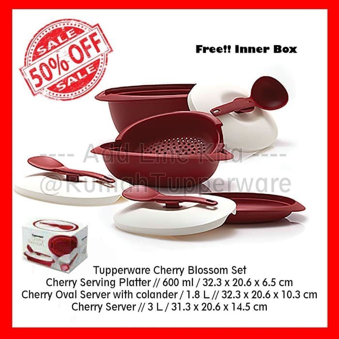 Harga Tupperware Cherry Blossom Travelbon.com Harga Tupperware Cherry Blossom Travelbon.com