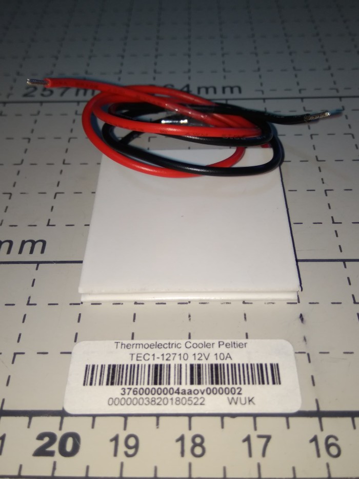 Thermoelectric Peltier Cooler TEC1-12710 12V 10A 120W Elemen Pendingin