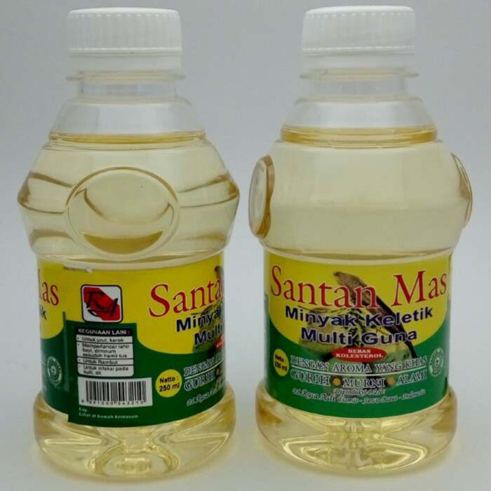 Santan mas minyak kelapa/klentik 250 ml bisa untuk urut, masak