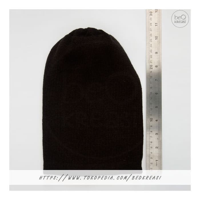 CUCI GUDANG TOPI KUPLUK DEWASA HITAM BLACK BEANIE HAT POLOS