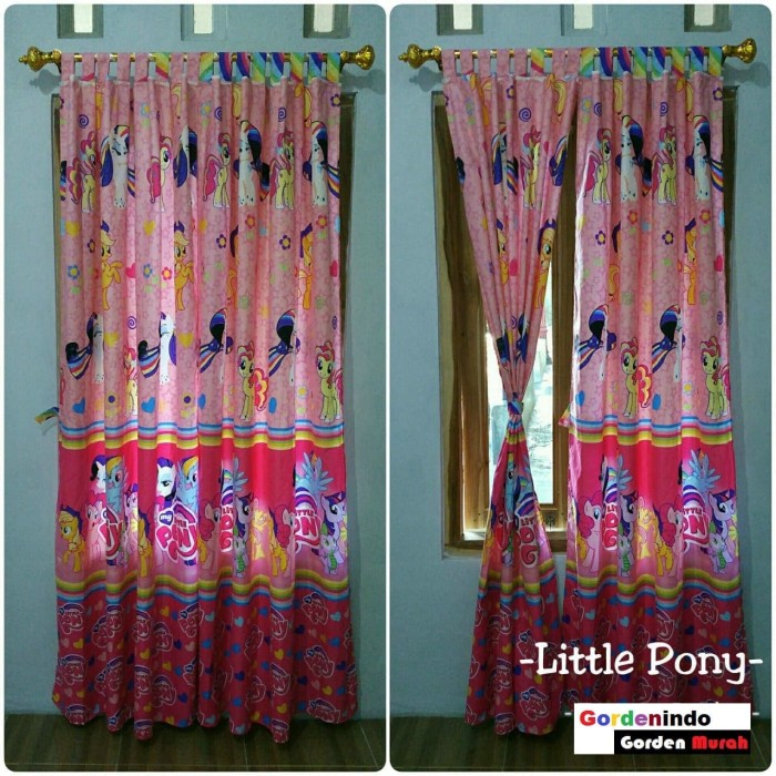 Gorden / Horden / Korden / Tirai Pintu Motif Little Pony