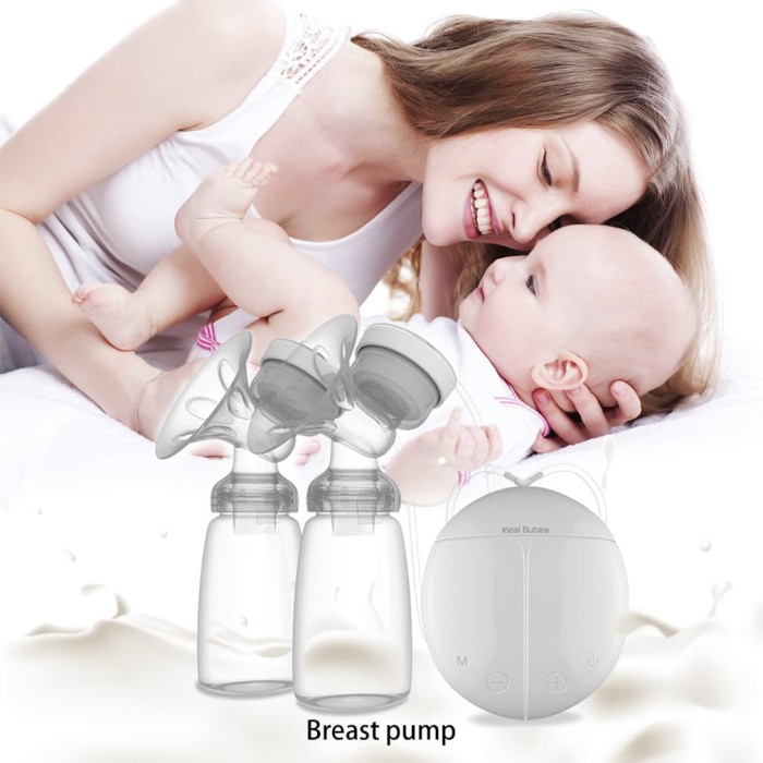 READY Pompa Asi Double Breast Pump Elektrik REAL BUBEE
