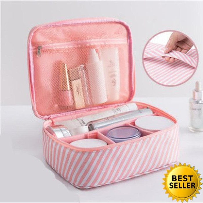 Monopoly Flower Multi Pouch ver 3 Tas Kosmetik travel Korea Organizer