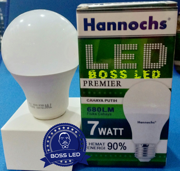 Lampu LED Hannochs Premier 7 Watt / 7W - Hemat Listrik (Bergaransi)