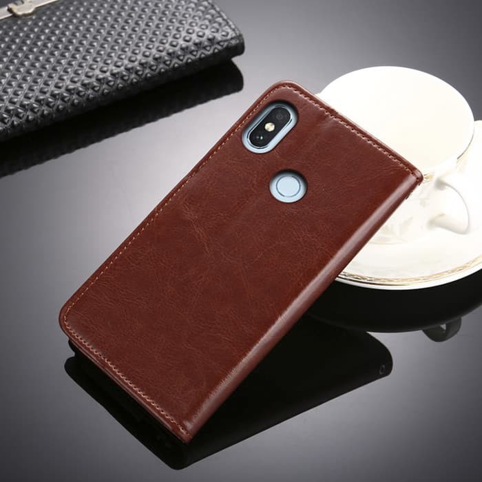 FLIP COVER WALLET case Xiaomi Mi8 Mi 8 casing hp leather dompet kulit