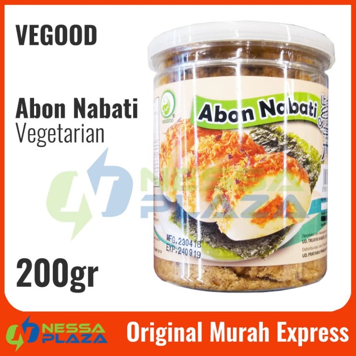 Abon Nabati Abon Vegetarian Vegood Terbuat dari Soya