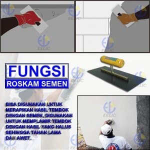 EELIC ROM-10INCH ROSKAM GAGANG KAYU TROWEL HANDLE WOOD Promo