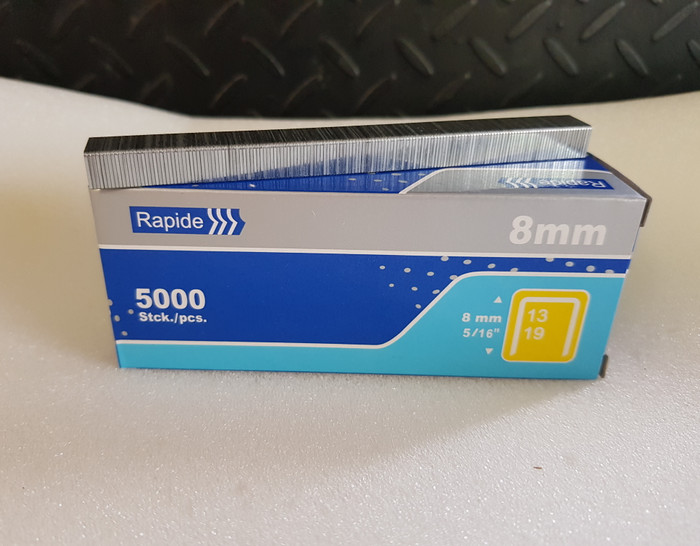 Isi staples gun13/8 - steples tembak jok Rapide 8mm 5000pcs
