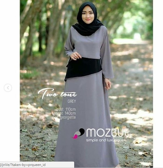 Gamis maxi dress terusan baju maxy wanita pakaian busana pesta elegan 3