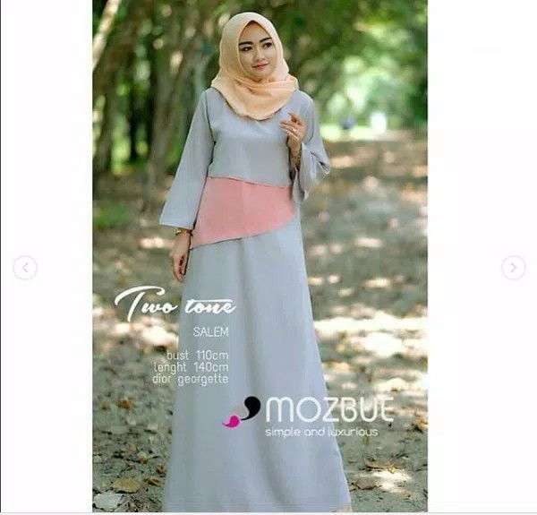 Gamis maxi dress terusan baju maxy wanita pakaian busana pesta elegan 1