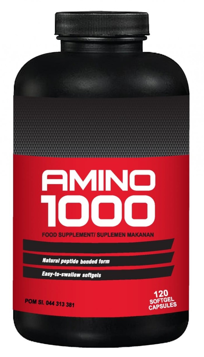 Jual GNC PP Natural Amino 1000 120 kapsul lunak (573766) Jakarta