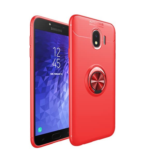 SAMSUNG GALAXY J4 2018 Invisible Iring 360 TPU Soft Case Auto Focus - Hitam