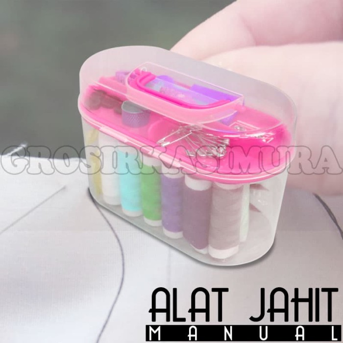 Alat jahit set peralatan BENANG JARUM lengkap Sewing box