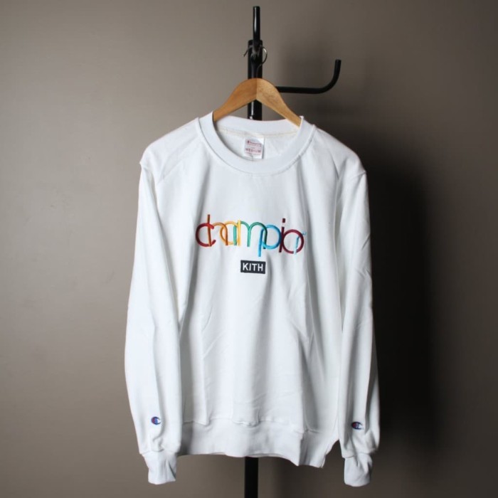 champion x kith crewneck