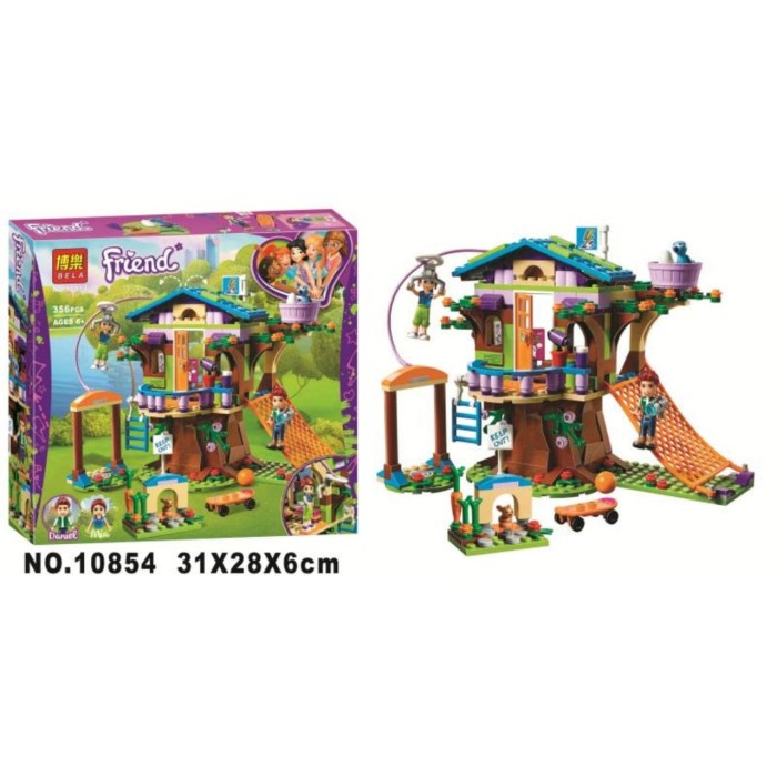 Jual Lego Bela Friends 10854 356pcs Mia Tree House Kota Batam