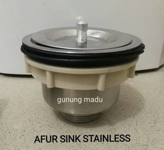 AFUR BAK CUCI PIRING STAINLESS STEEL SARINGAN KERANJANG SINK