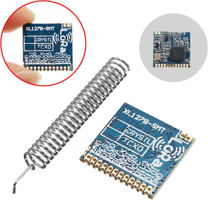 Jual LoRa 433MHz SX1278 Long Range Transceiver wireless Module XL1278 ...