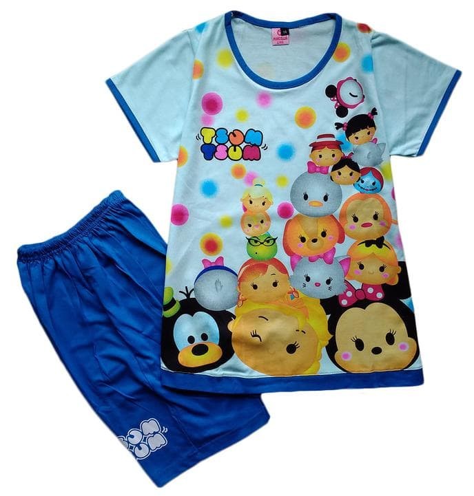 Promo Baju Kaos Atasan T-Shirt Setelan Anak Murah Tsum Tsum Ts112017