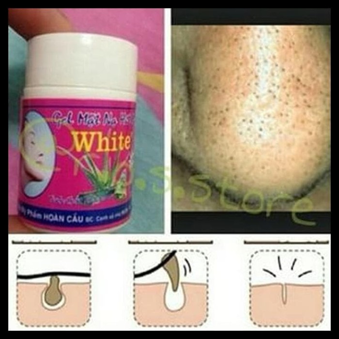 Gel Pencabut Komedo / Gel Mat Na Hut Mun White Original Thailand