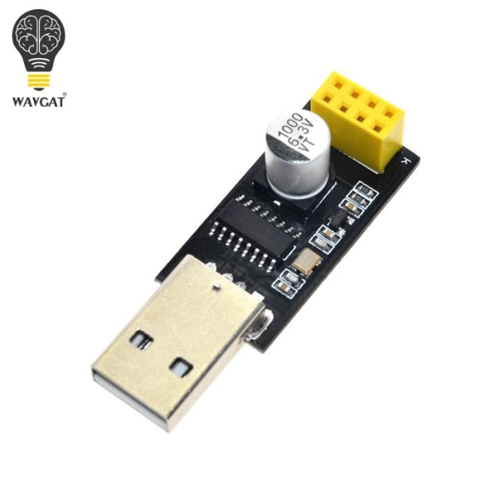 USB to ESP8266 ESP-01 CH340G Serial Transceiver Wifi Adapter Development Board
