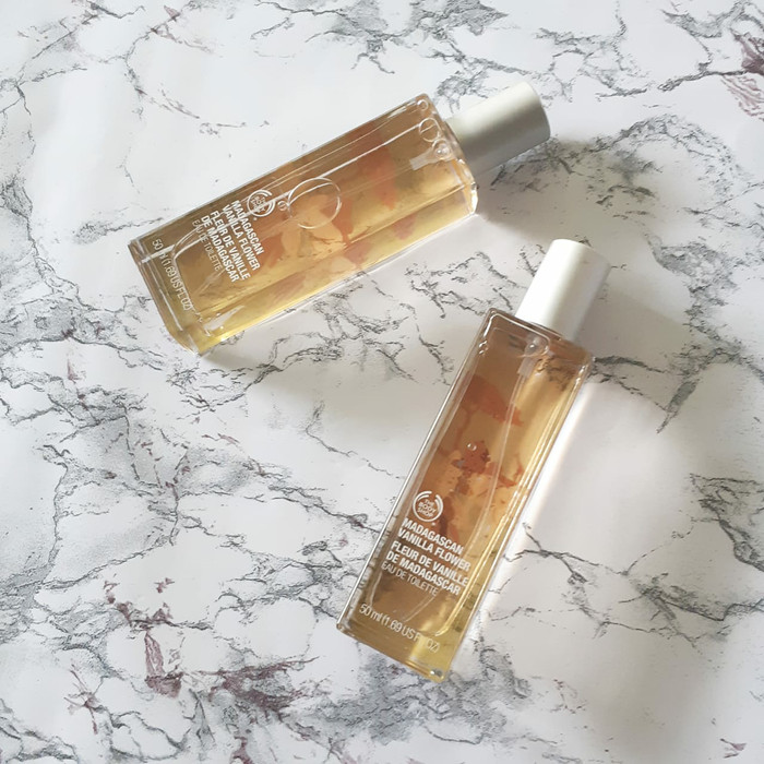 the body shop madagascan vanilla flower eau de toilette
