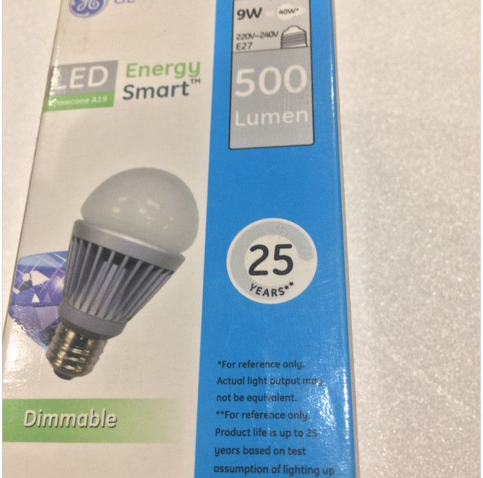 Jual Lampu Bohlam GE LED Dimmable 9 Watt - Putih - Jakarta ...