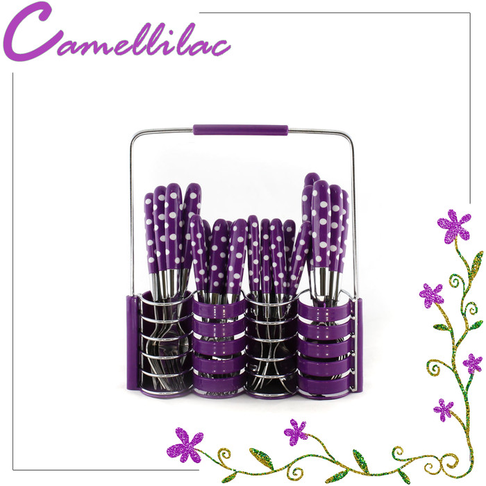 Jual Hanakei Polkadot Sendok UNGU 24 pcs Online Harga Source · Sendok Garpu Set Polkadot Cutlery
