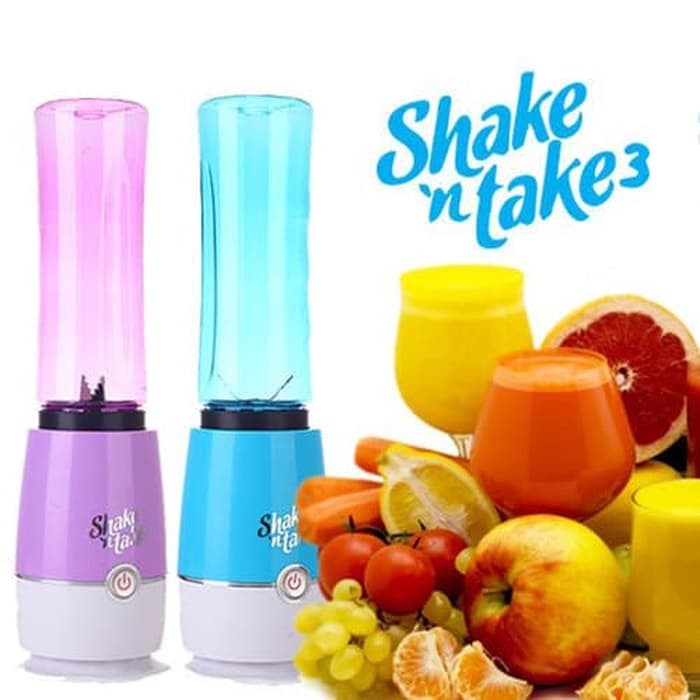 New shake n take gen generasi 3 blend go 2 double cup juicer blender