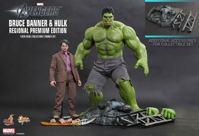 Hot toys Marvel Avengers Bruce Banner Hulk 1//6 scale MMS230 Shirt for 12/" figure