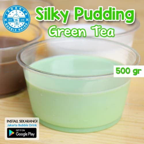 Jual Green Tea Silky Pudding Powder Bubuk Serbuk Puding Sedot Pudot Jakarta Selatan