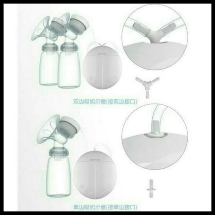 Harga Ready Pompa Asi Double Breast Pump Elektrik Real Bubee Harga Rp 273.000