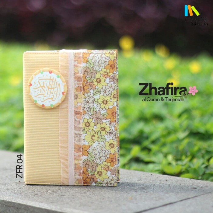 Motif Baru Zhafira Alquran Madina A6 Rainbow Pelangi Terjemahan
