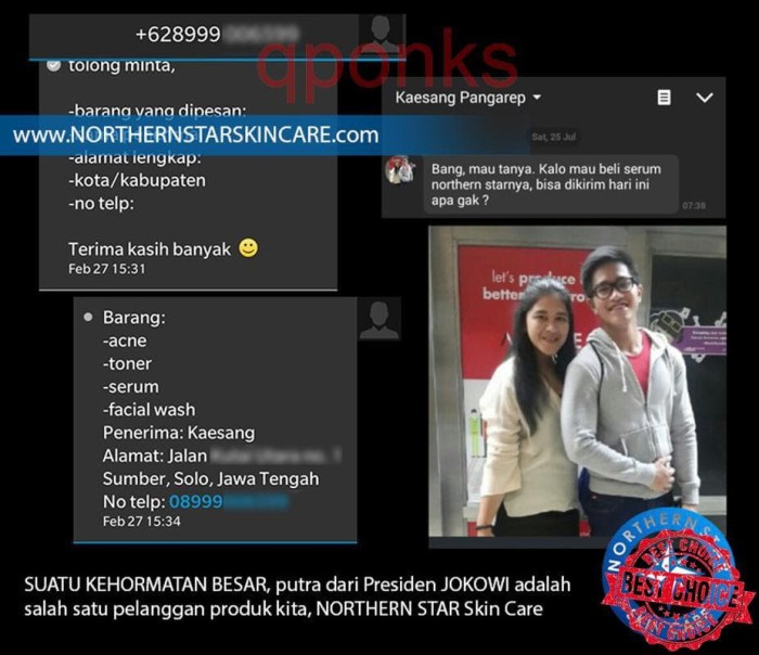 Northern Star OXY GEL facial wash - sabun wajah whitening