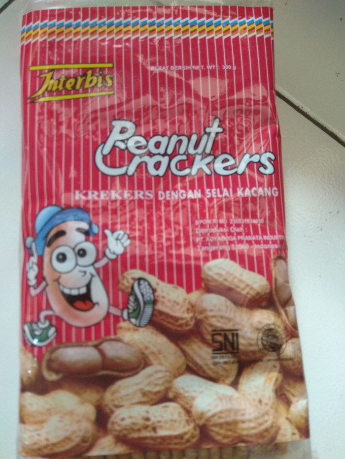 Jual Interbis Peanut crackers Kab. Bekasi bej Mandiri Shop Tokopedia