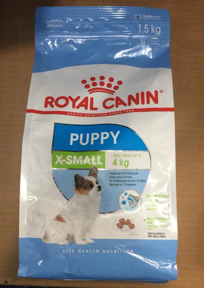 Jual Dog Food Royal Canin XSmall XSmall Puppy 1.5gr Jakarta Utara
