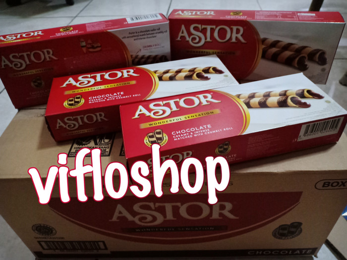Astor Wafer Double Coklat 4 Kotak 150 Gram Biskuit Keluarga Teman ... - Alfredo