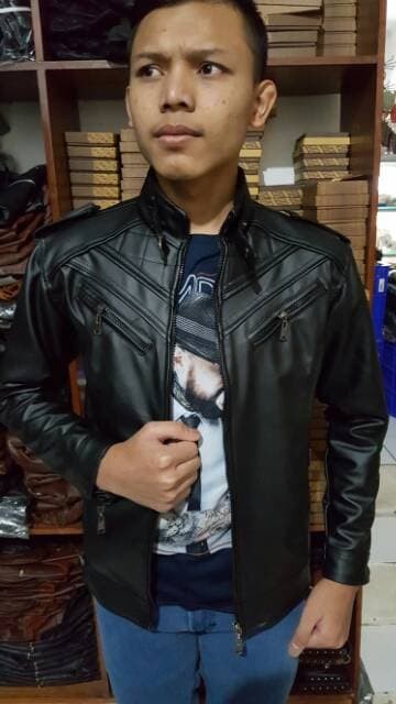 55 Model Jaket Kulit Kekinian Gratis Terbaru