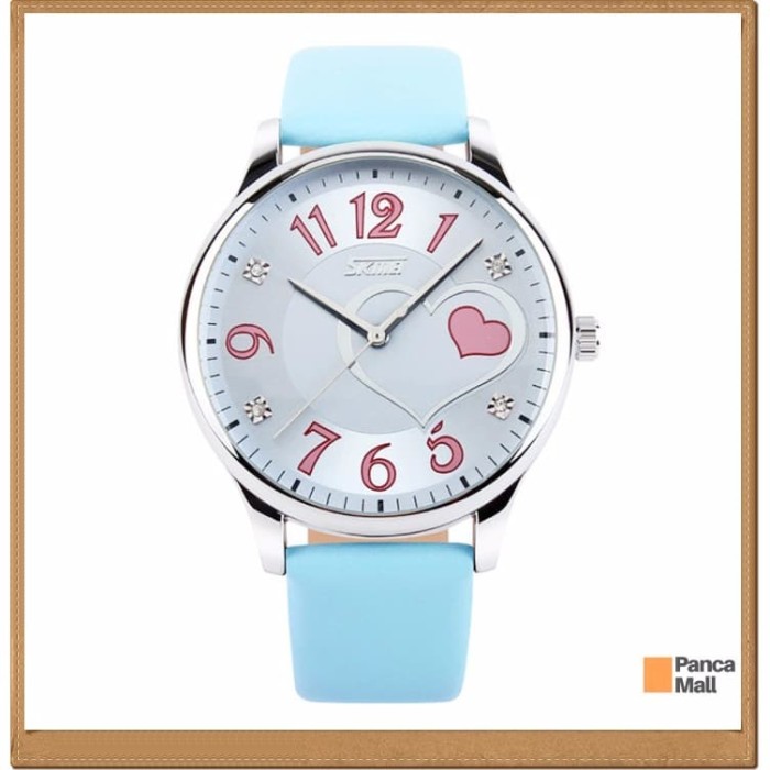 Jam Tangan Wanita Skmei 9085 Jam Simple Love Water Resistant Original