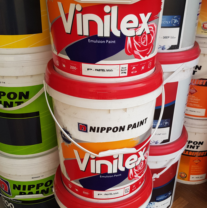 Jual CAT  INTERIOR  NIPPON PAINT VINILEX  WARNA TINTING 