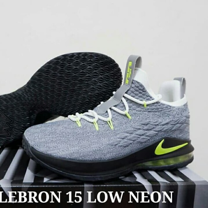 lebron 15 low neon
