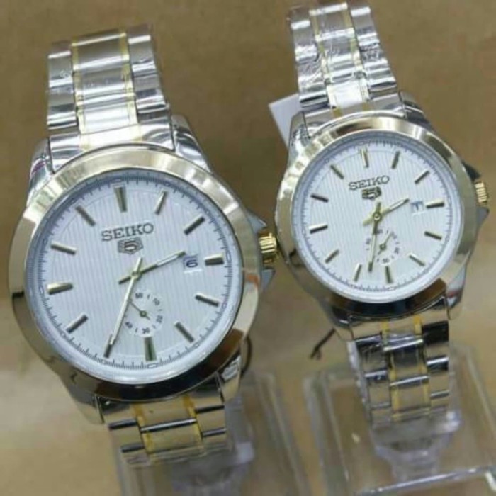 seiko couple watch gold