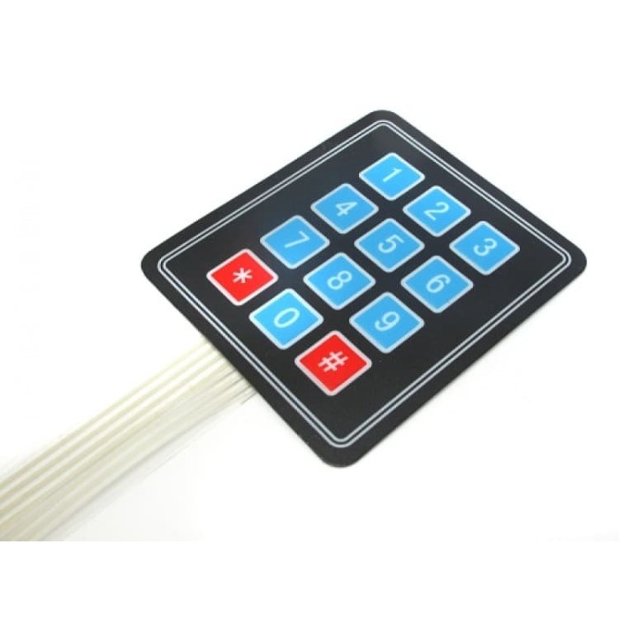 12 Key Membrane Switch Keyboard 4x3 Array Matrix keyboard Switch keypad