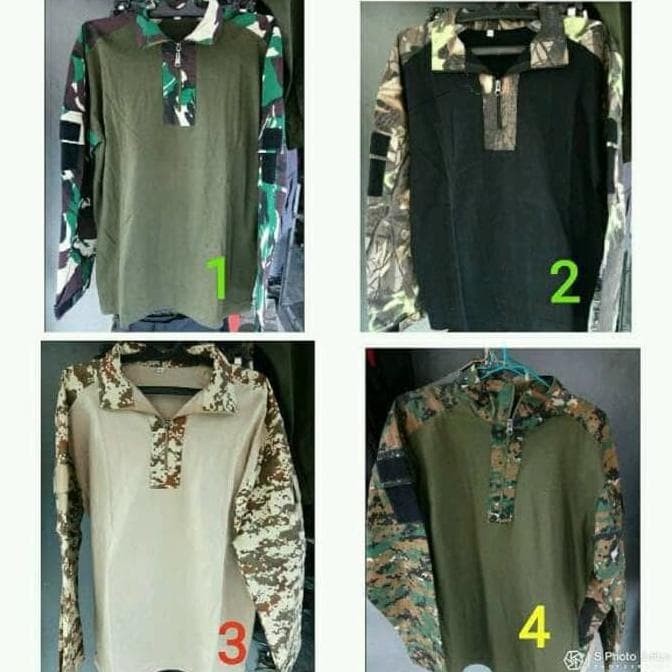 Jual Kaos Army Tactical Taktikal Baju Bdu Kaos Pria Army Murah Harga Rp 152.000