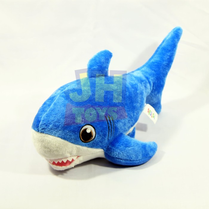 Jual mainan anak boneka ikan hiu paus baby shark