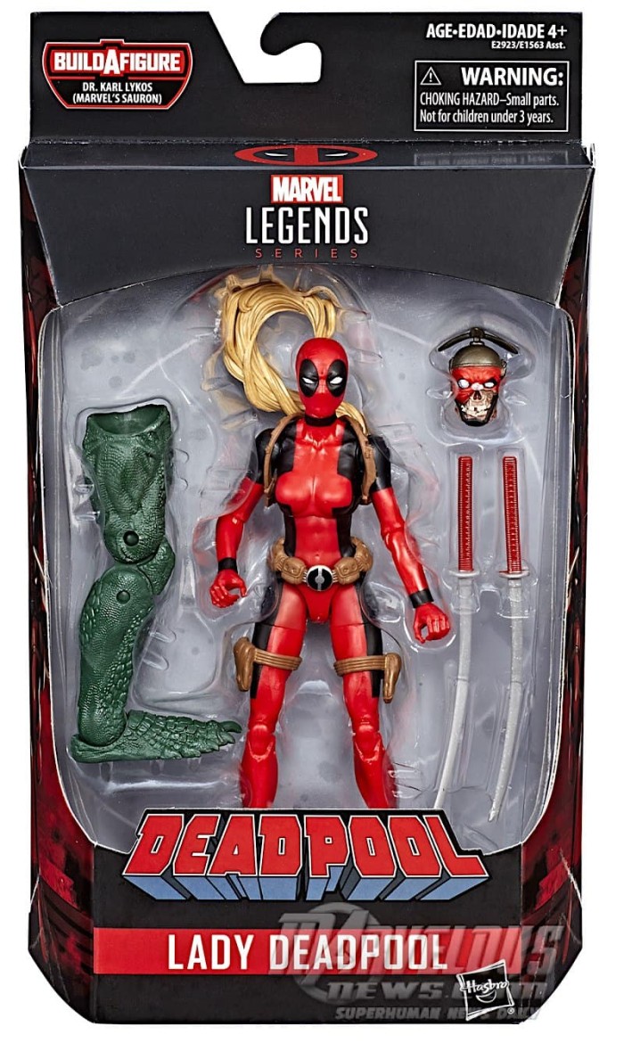 Marvel Legends DEADPOOL Series Classic Red Deadpool 2018 NIB