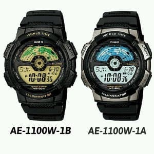 Casio ORIGINAL AE-1100W Series, Jam Tangan Pria, Garans Diskon